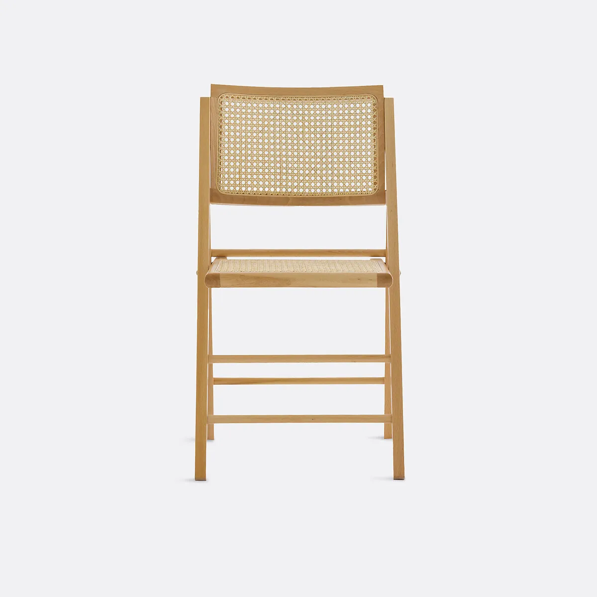 Chaise Pliante Hêtre Et Cannage, Rivia — vue 3