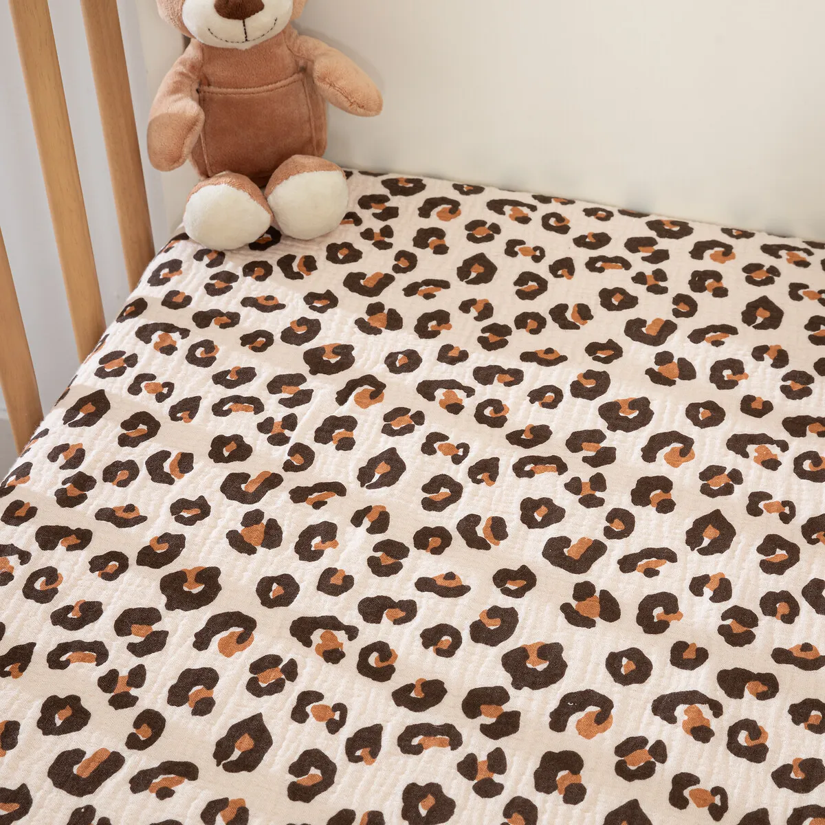Drap-housse Bébé, En Gaze De Coton, Leopold — vue 3