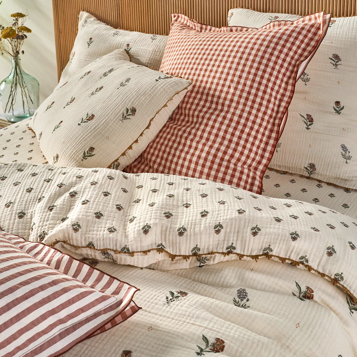 Drap Housse Gaze De Coton Bonnet 30 Cm, Emeline — vue 3