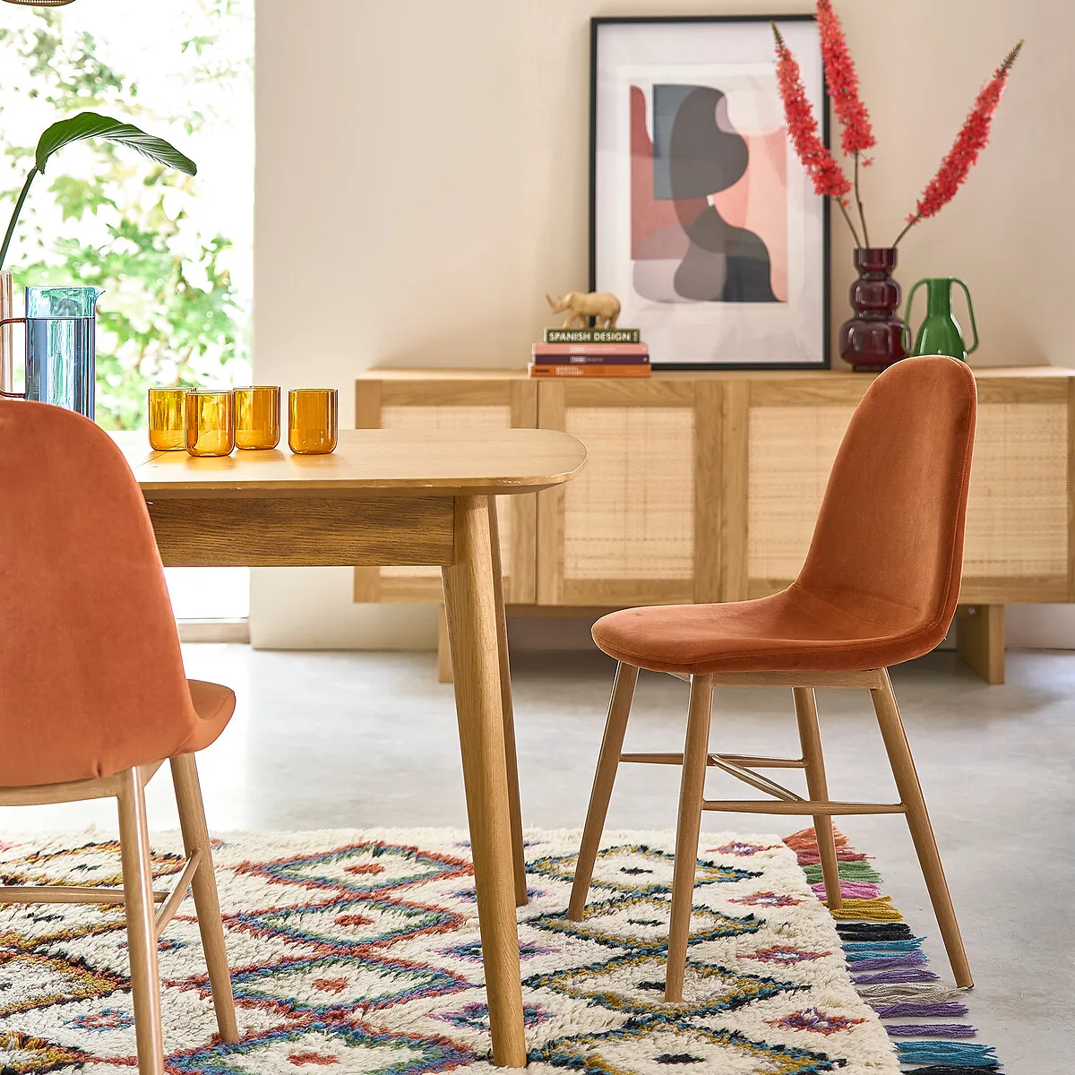 Lot De 2 Chaises Velours, Polina — vue 3