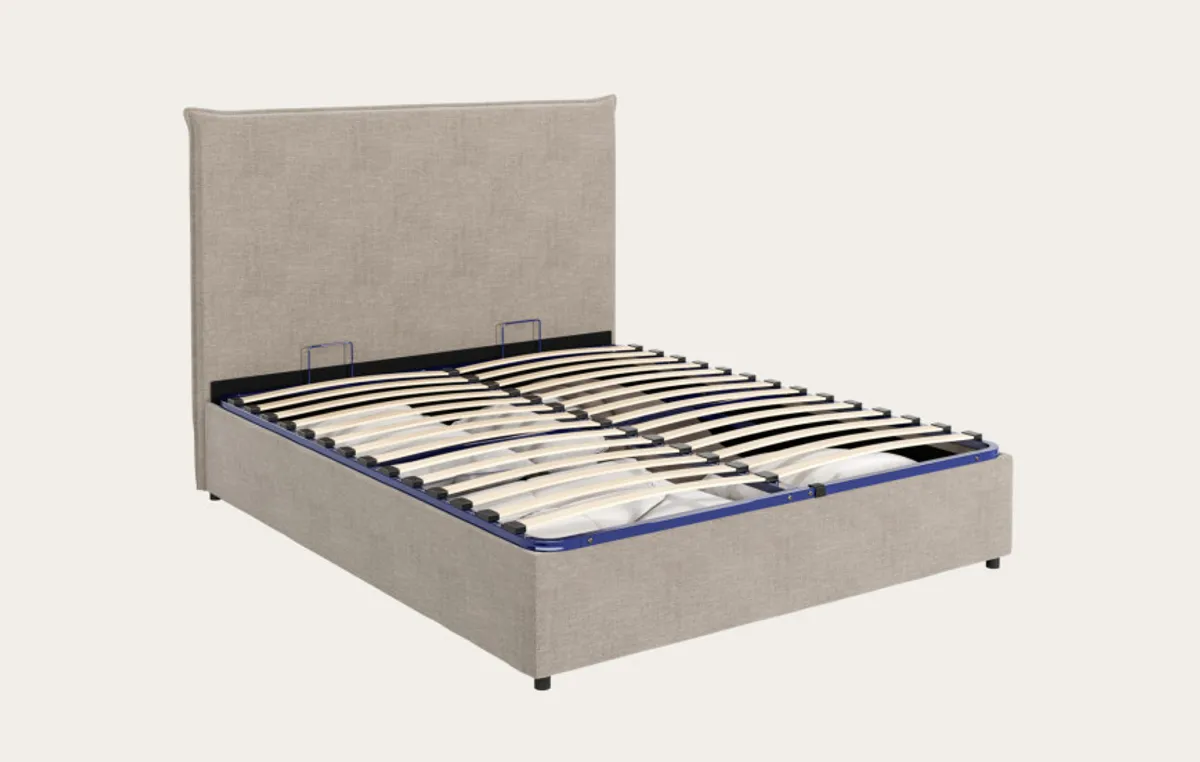 Lit coffre Cocoon — Gris taupe — vue 3
