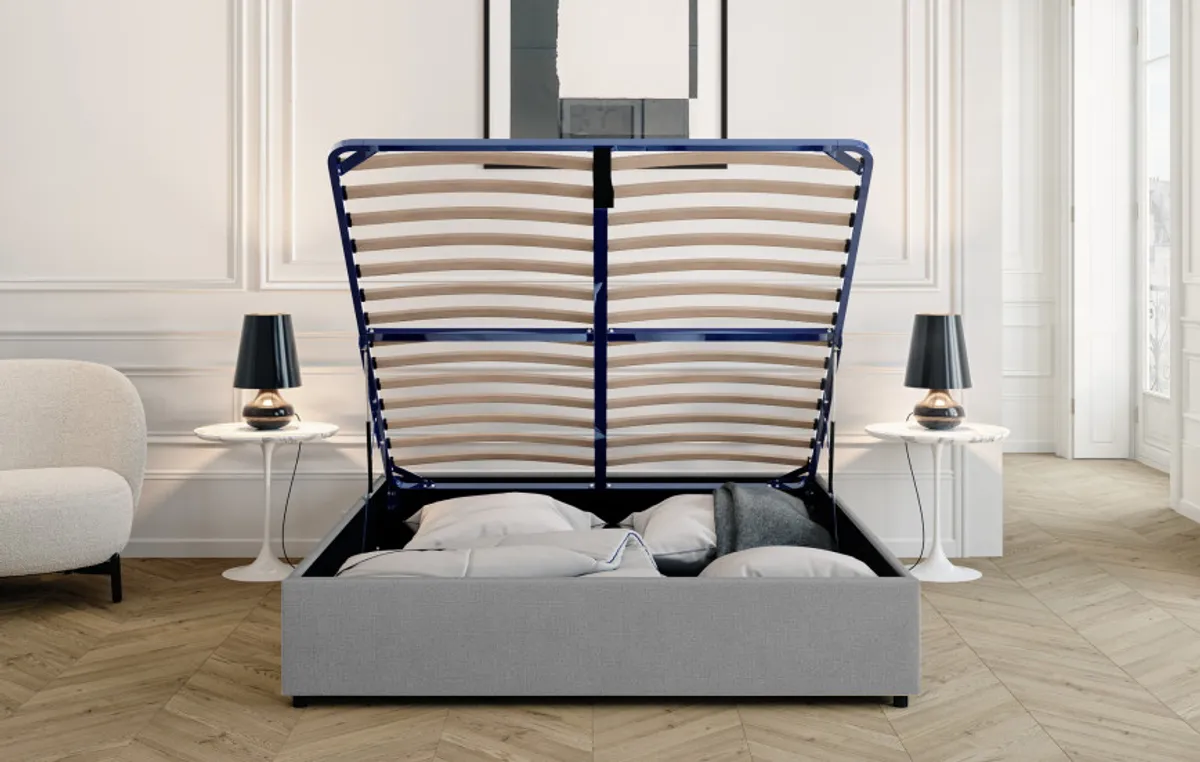 Sommier coffre — Gris clair — vue 6