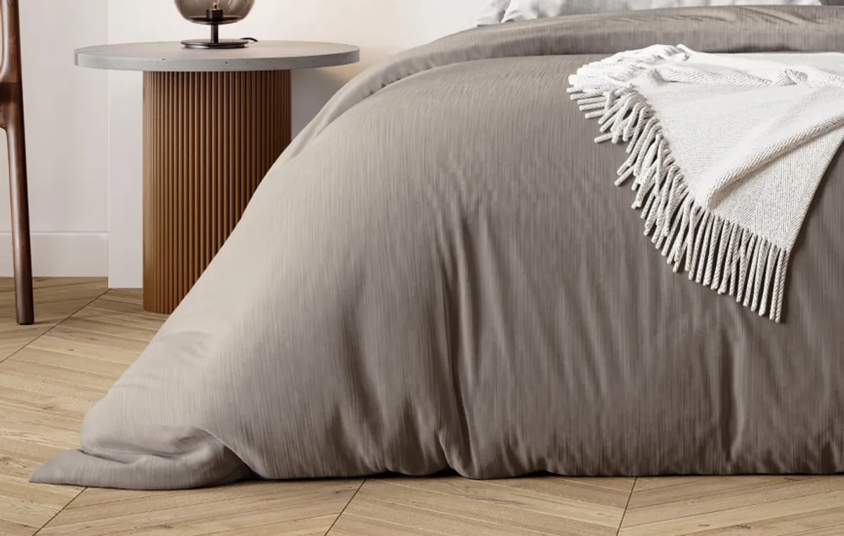 Taie d'oreiller en Gaze de Coton — Gris taupe — vue 5