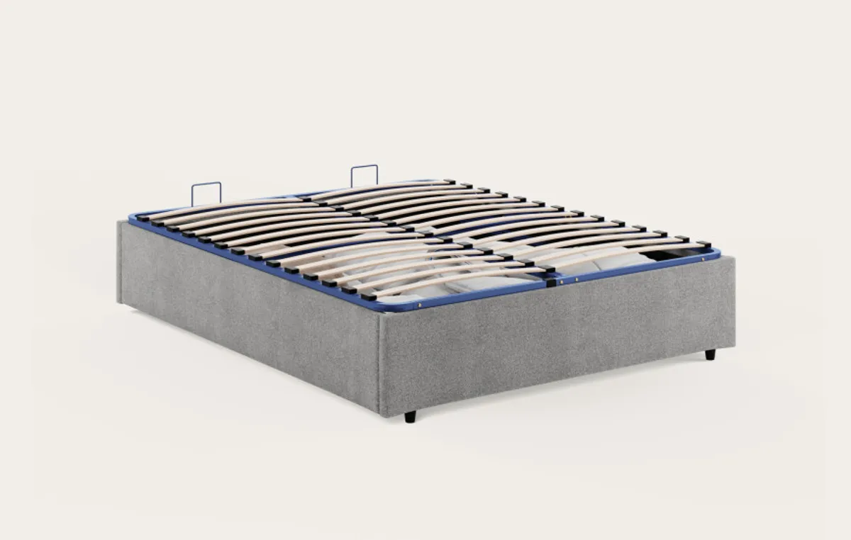 Sommier coffre — Gris clair — vue 3