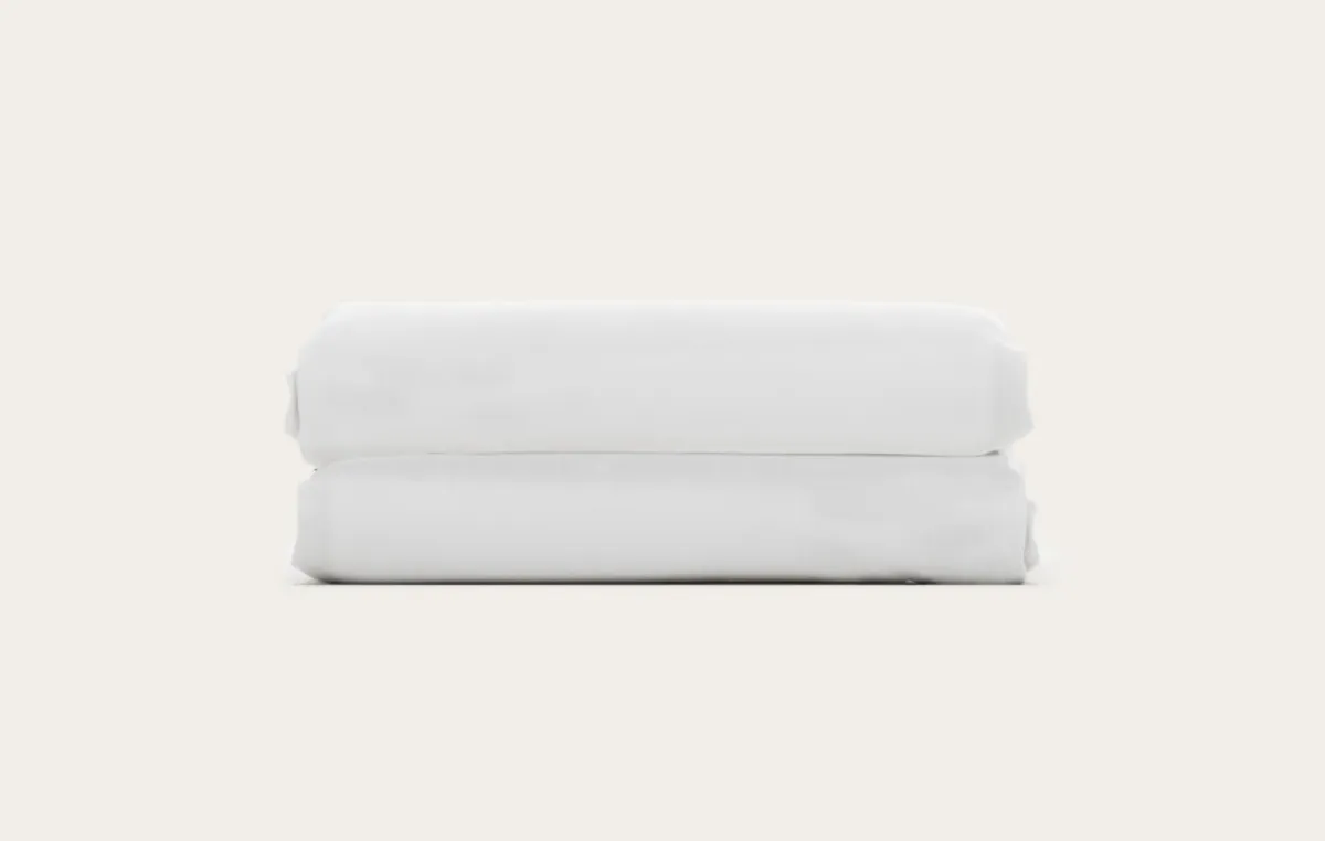 Drap housse percale de coton — Naturel