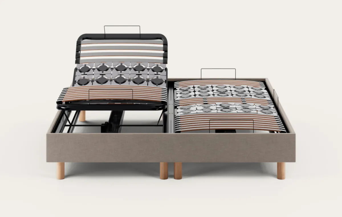Sommier électrique — Gris taupe — vue 4
