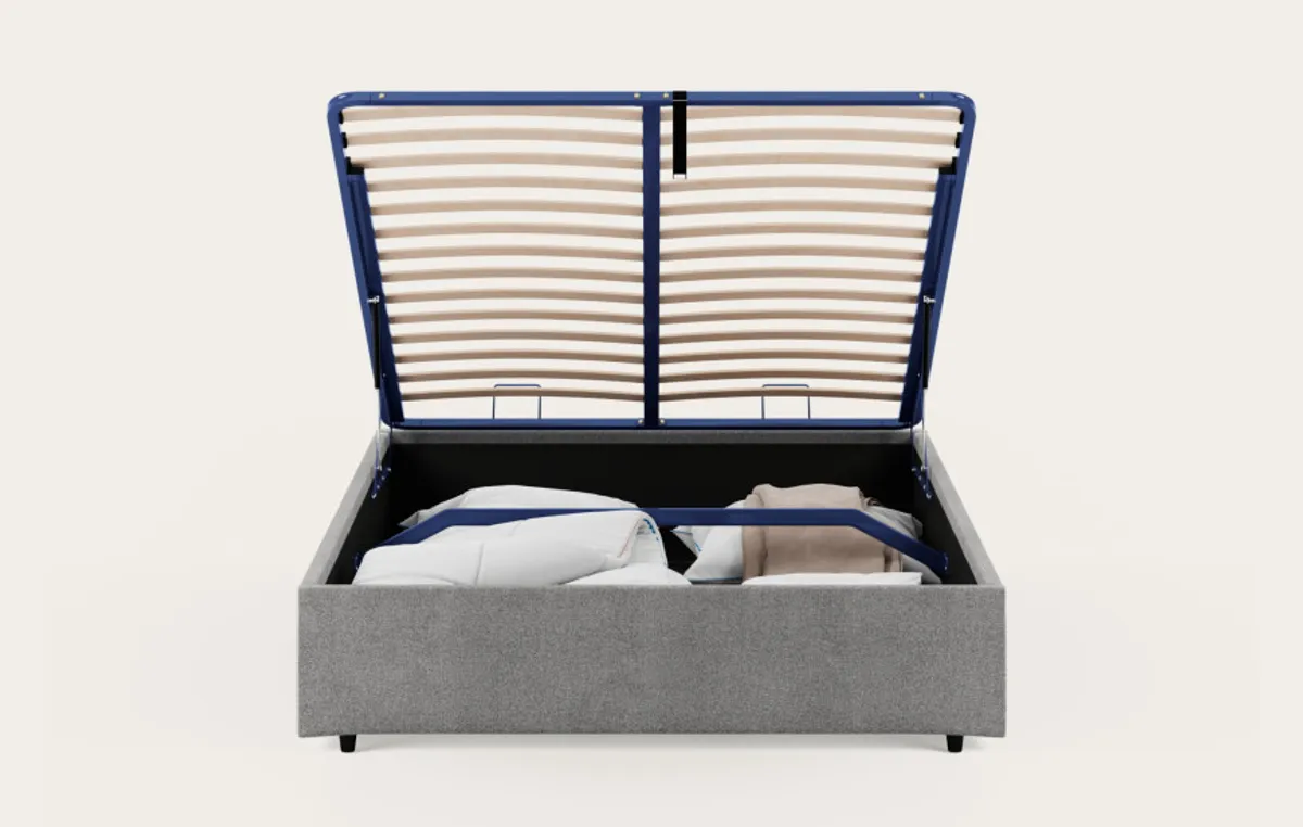 Sommier coffre — Gris clair — vue 4
