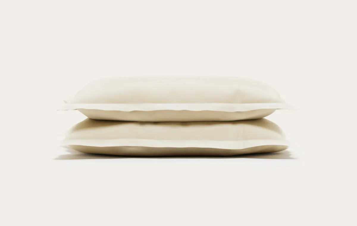 Taie d'oreiller en Percale de coton — Naturel — vue 3