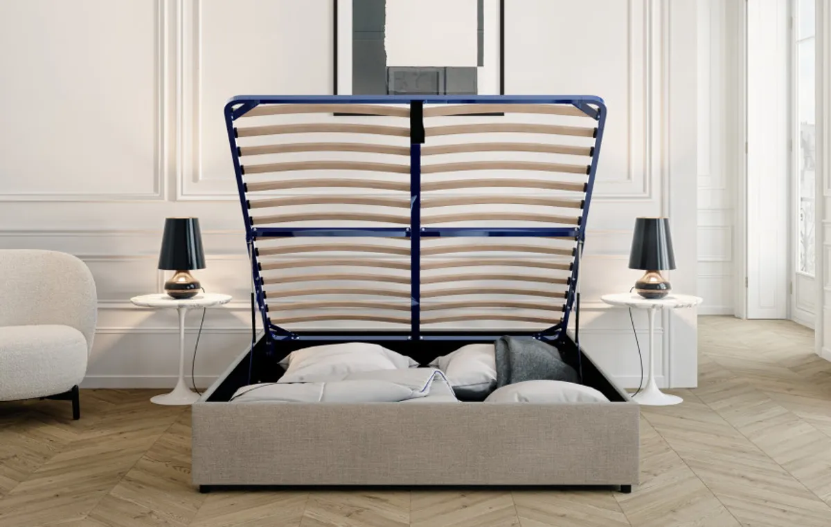 Sommier coffre — Gris taupe — vue 6