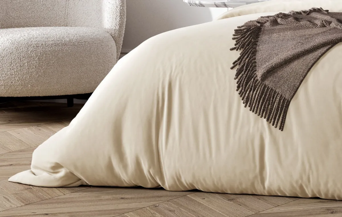 Drap housse percale de coton — Naturel — vue 5