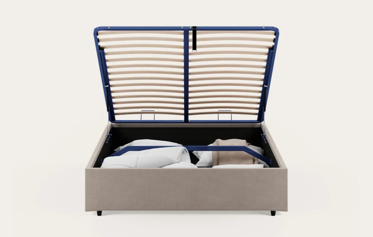 Sommier coffre — Gris taupe — vue 4