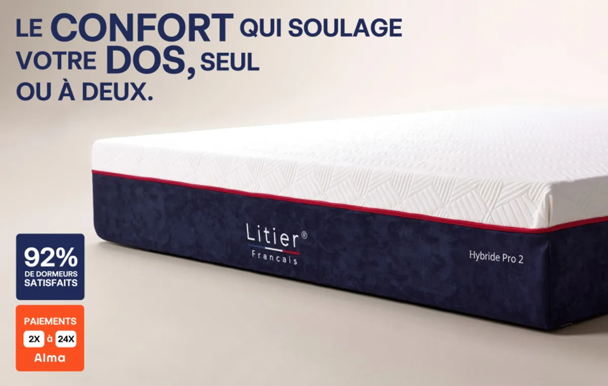 Matelas Hybride Pro 2 Fresh+ — vue 3