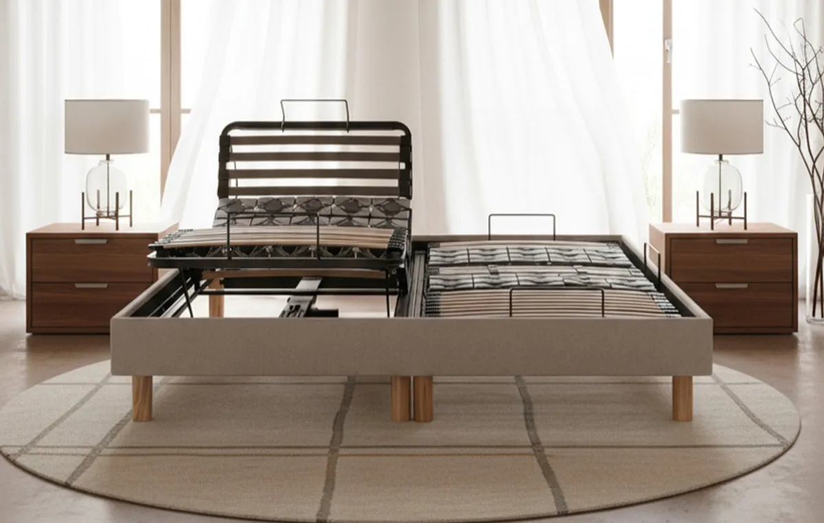 Sommier électrique — Gris taupe — vue 6