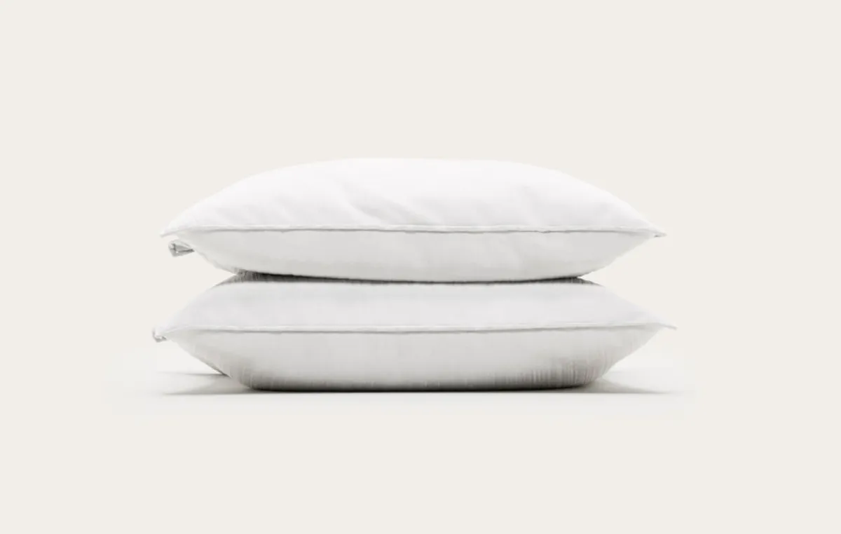 Taie d'oreiller en Gaze de Coton — Blanc — vue 3