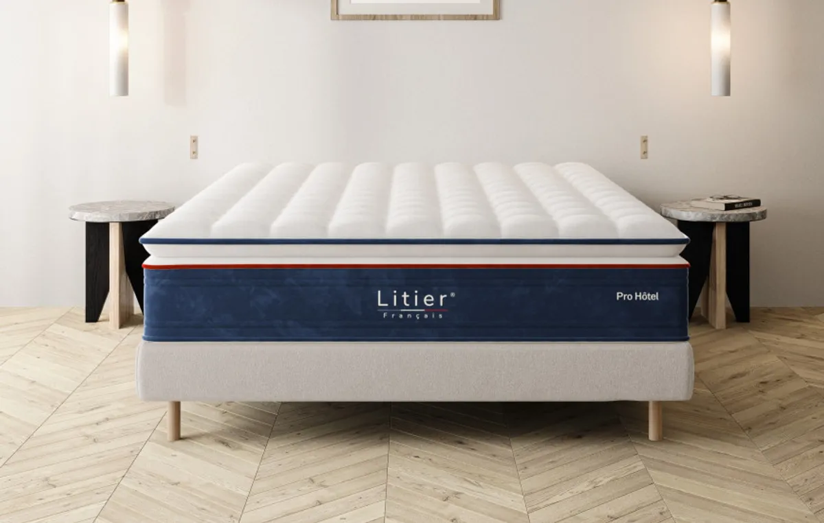 Ensemble sommier et matelas Pro Hôtel — Naturel — vue 3