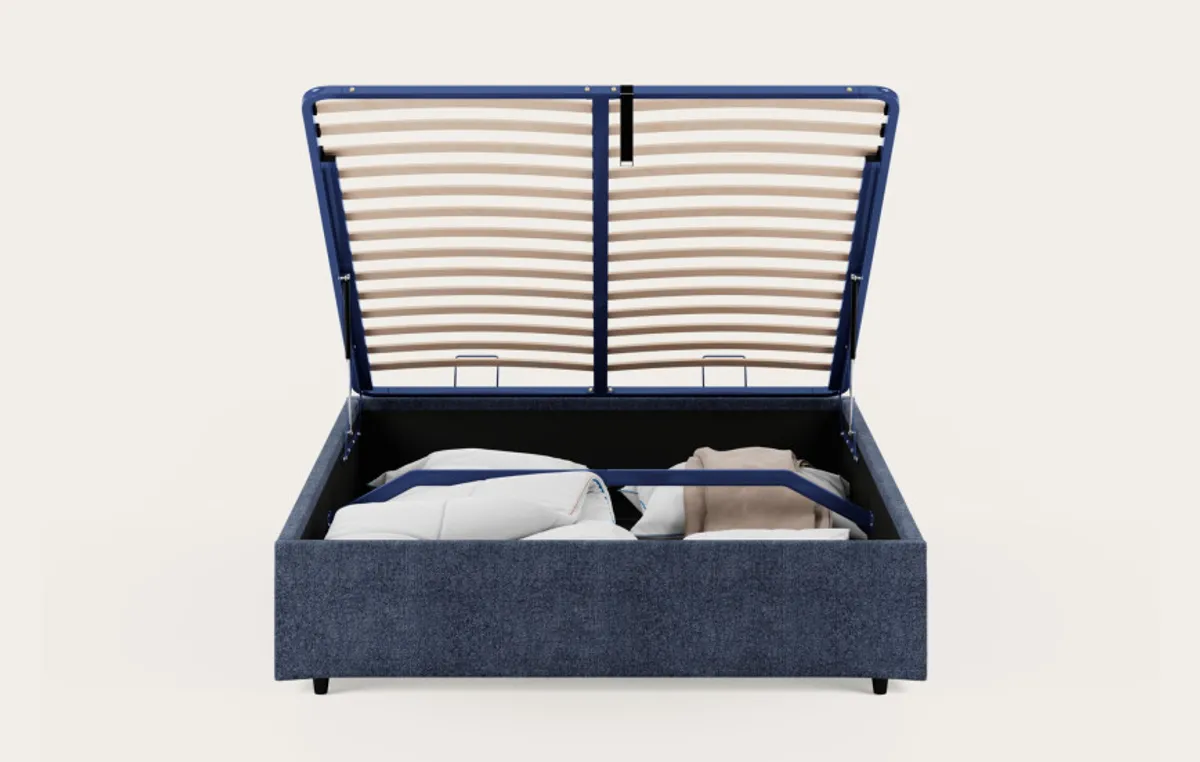 Sommier coffre — Bleu marine — vue 4