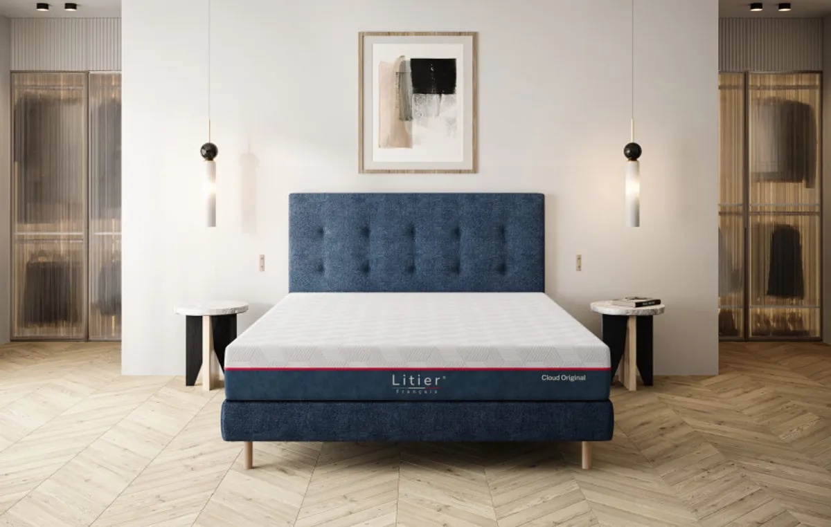 Lit Paris — Bleu marine — vue 5