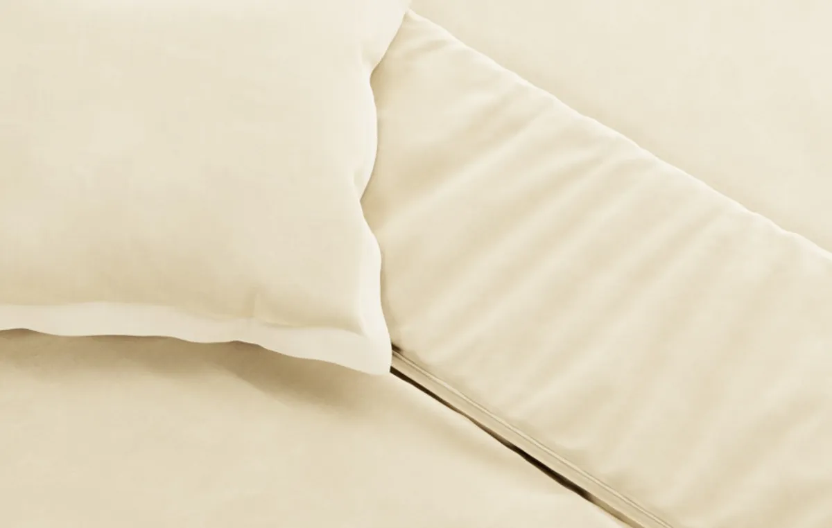 Drap housse percale de coton — Naturel — vue 4