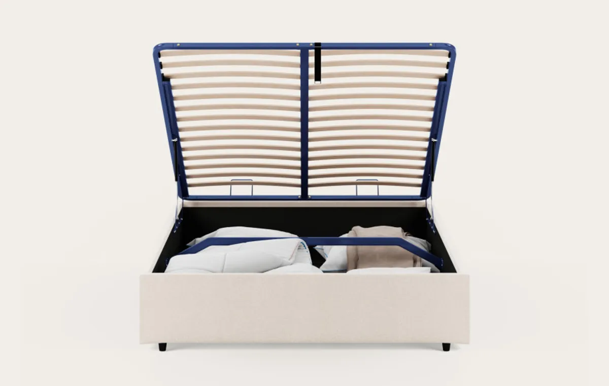 Sommier coffre — Gris clair