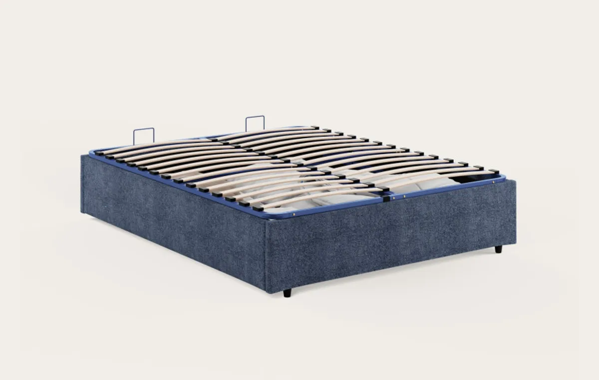 Sommier coffre — Bleu marine — vue 3
