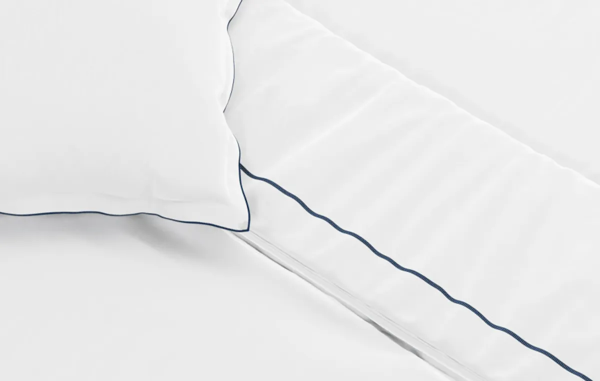 Housse de couette en Percale de coton bio — Blanc — vue 4