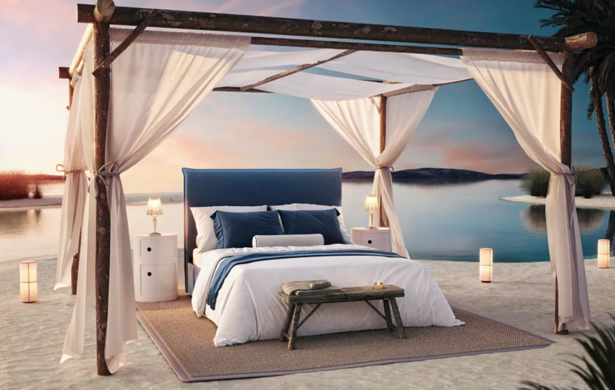 Lit coffre Cocoon — Bleu marine — vue 6