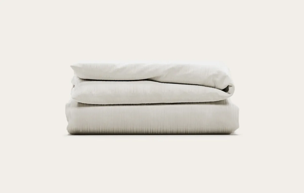 Housse de couette gaze de coton — Ivoire — vue 3